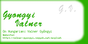 gyongyi valner business card
